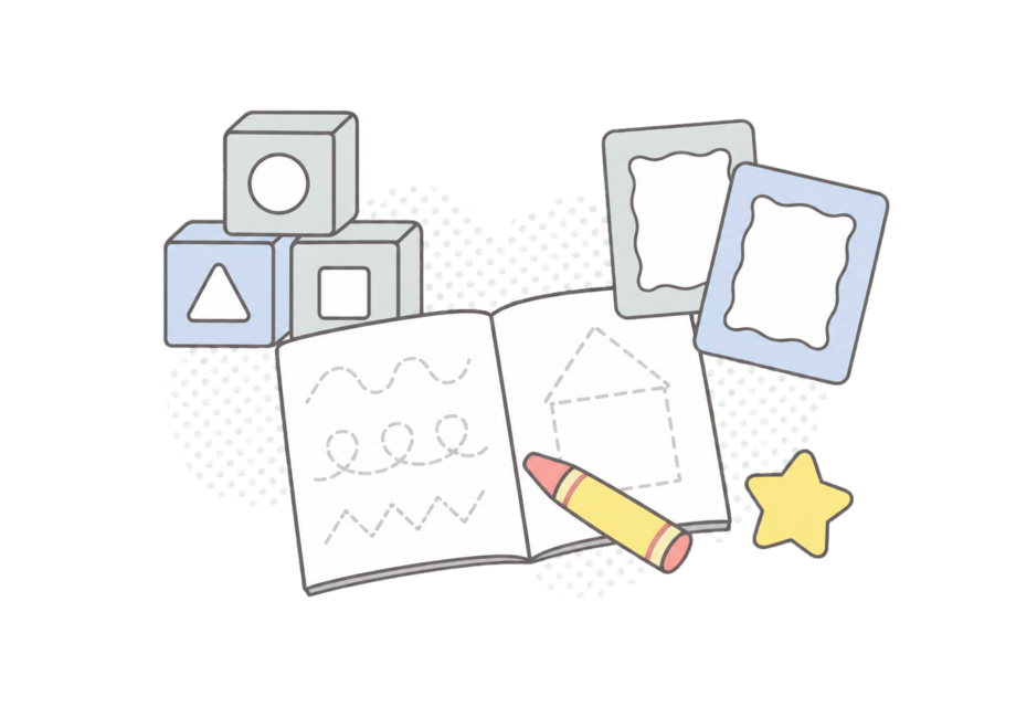幼児・未就学児向けの教材制作