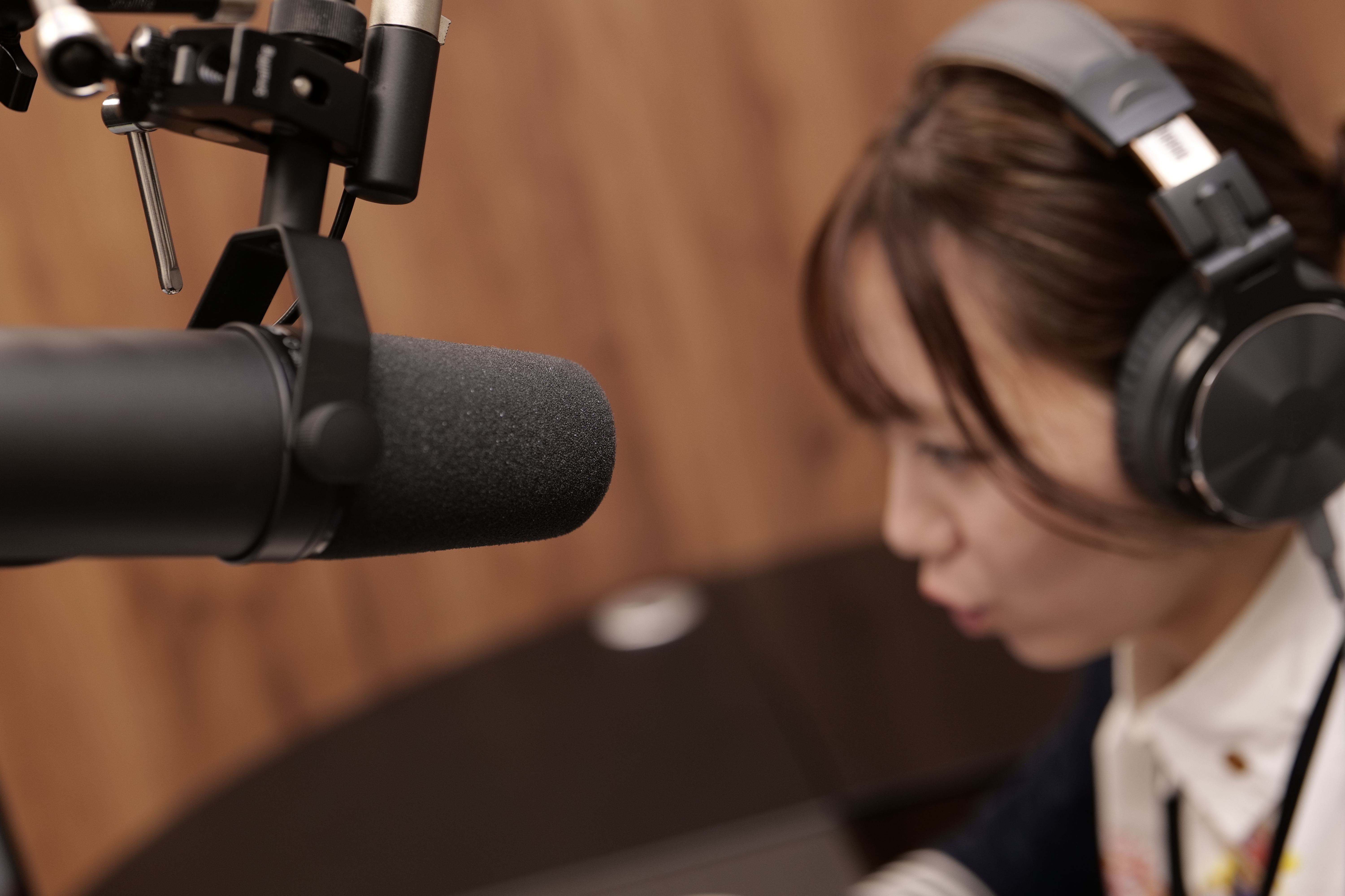 スタジオ収録風景