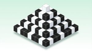 立方体の色塗り問題 — 白と黒の個数の差|出版社・学習塾向け小学算数教材制作のデジタル教材サンプル