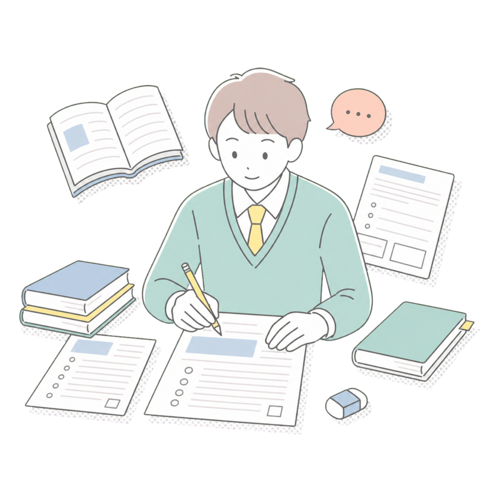 入試者問題の制作事例イメージ