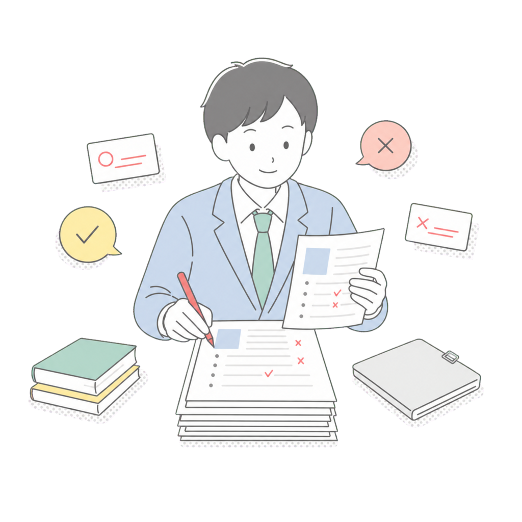 入試問題検証の制作事例イメージ