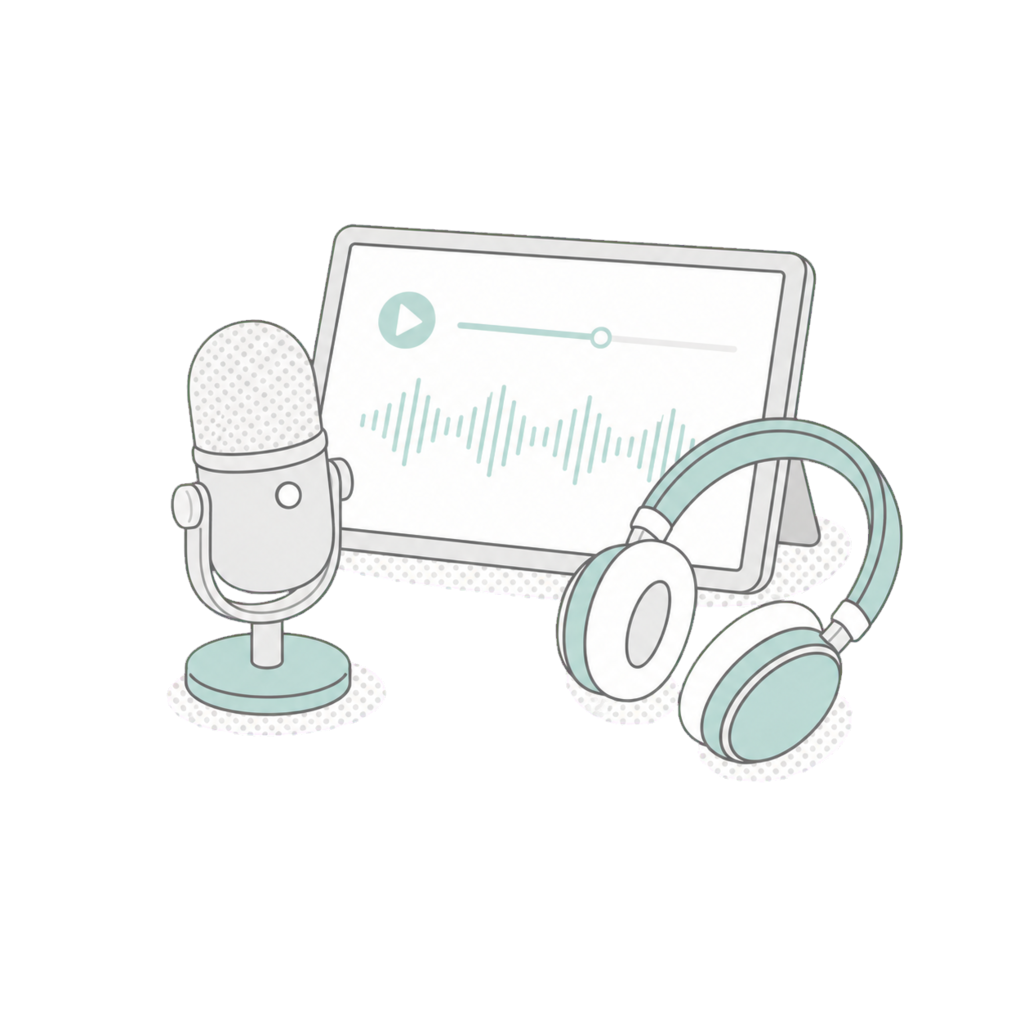 音声制作の制作事例イメージ