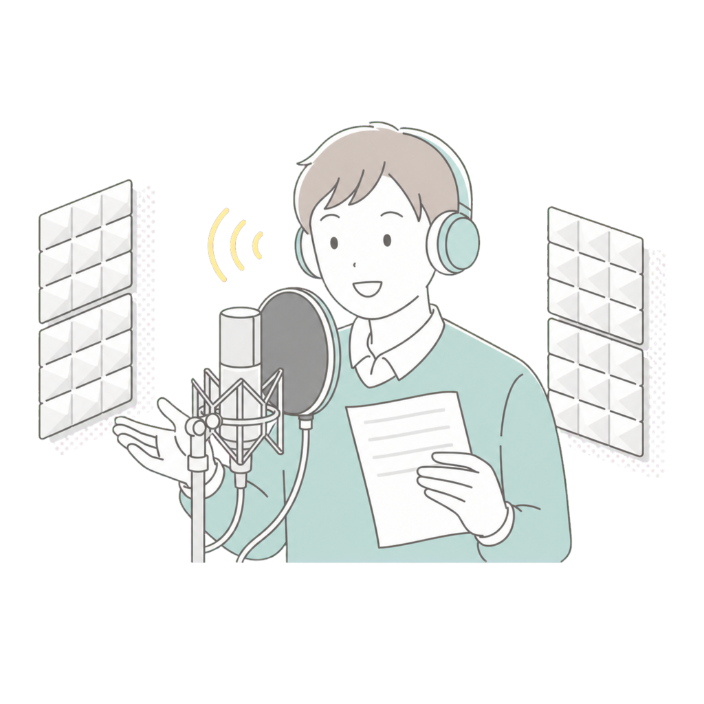 音声制作の制作事例イメージ